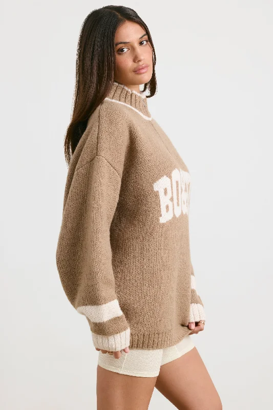 casual-oversized-half-zip-knit-jumper-espresso