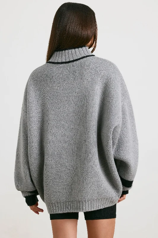 casual-oversized-half-zip-knit-jumper-heather-grey