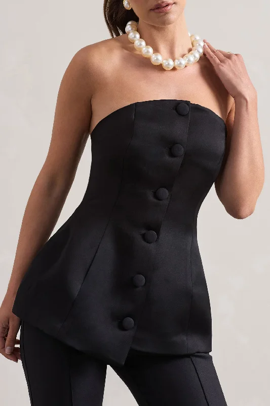 century-black-satin-strapless-button-front-corset-top-cl132309002