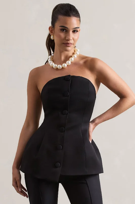 century-black-satin-strapless-button-front-corset-top-cl132309002