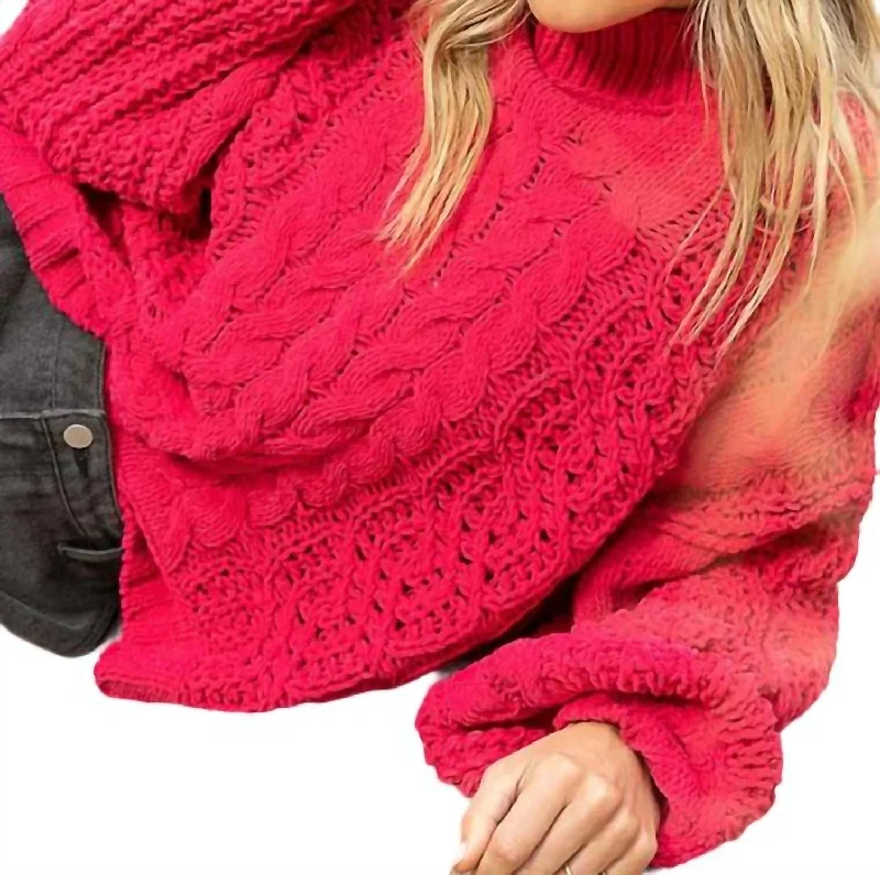 chelsey-mock-neck-chenille-sweater-in-magenta