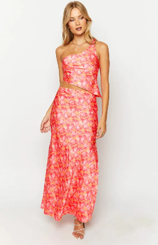 claudi-orange-and-pink-satin-one-shoulder-top