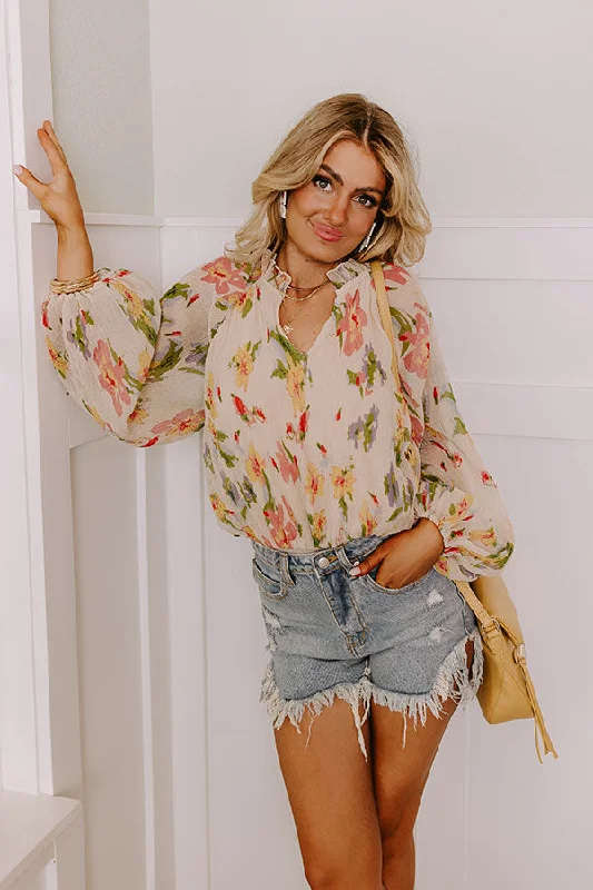 Cocktail Meetup Floral Bodysuit