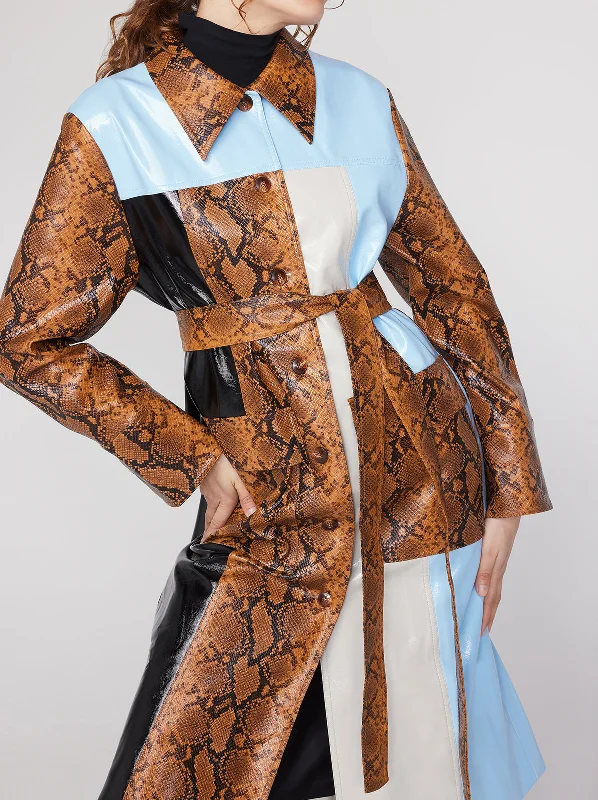 dominique-cornflower-blue-snakeskin-vinyl-coat