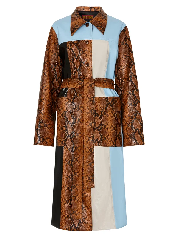 dominique-cornflower-blue-snakeskin-vinyl-coat