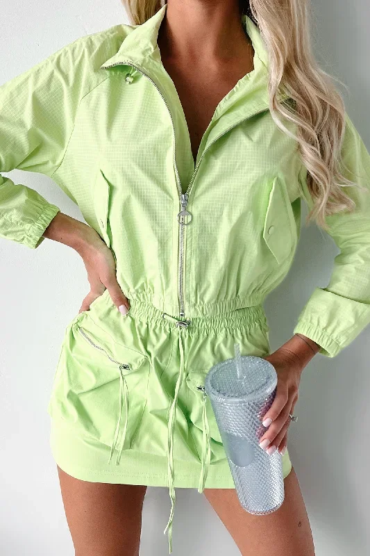 early-start-crop-jacket-mini-skirt-set-lime