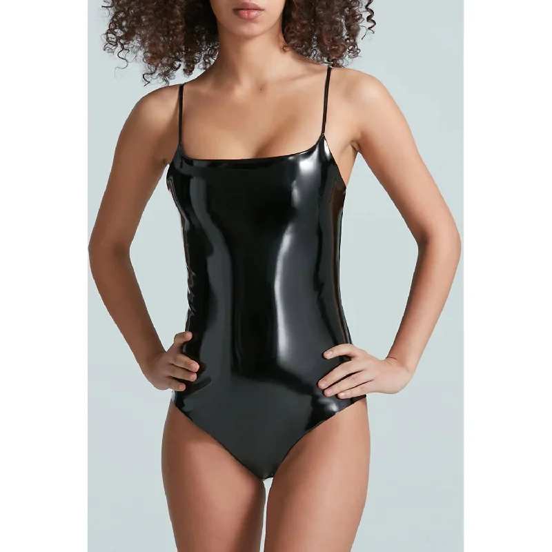 faux-patent-leather-cami-bodysuit-in-black