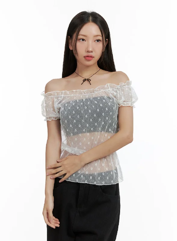 floral-mesh-off-shoulder-top-cl418