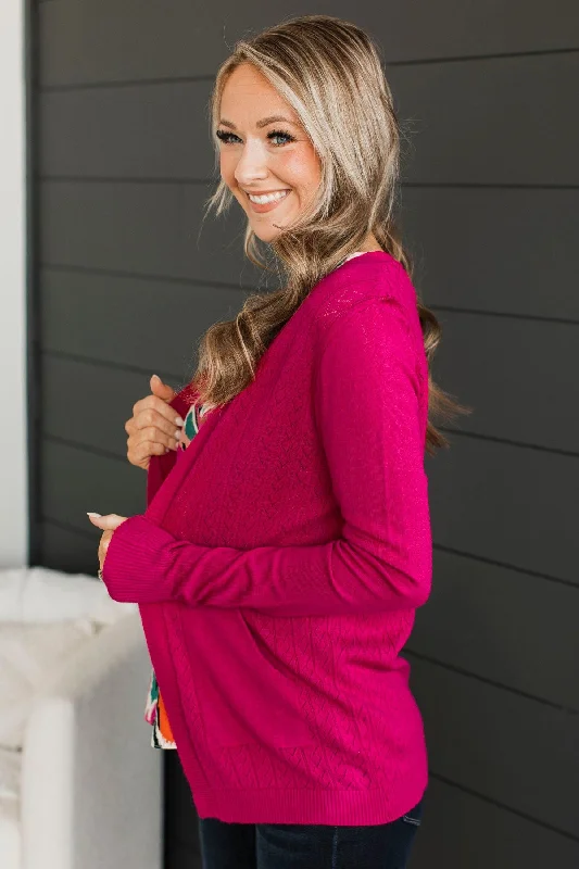 found-myself-open-front-knit-cardigan-magenta