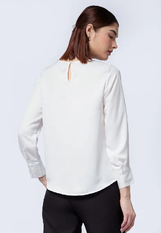 gathered-neck-long-sleeve-blouse-24b070-off-white