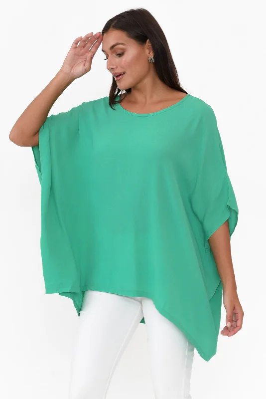 Green Drape Top