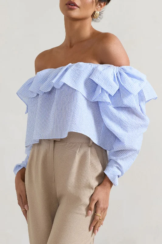 harbour-blue-pinstripe-bardot-puff-sleeve-top-with-bows-cl134018229