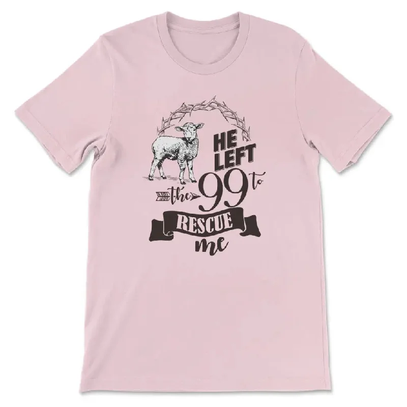 he-left-the-99-to-rescue-me-women-s-t-shirt