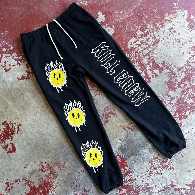 heavyweight-lux-smiley-sweatpants-flame-black-yellow