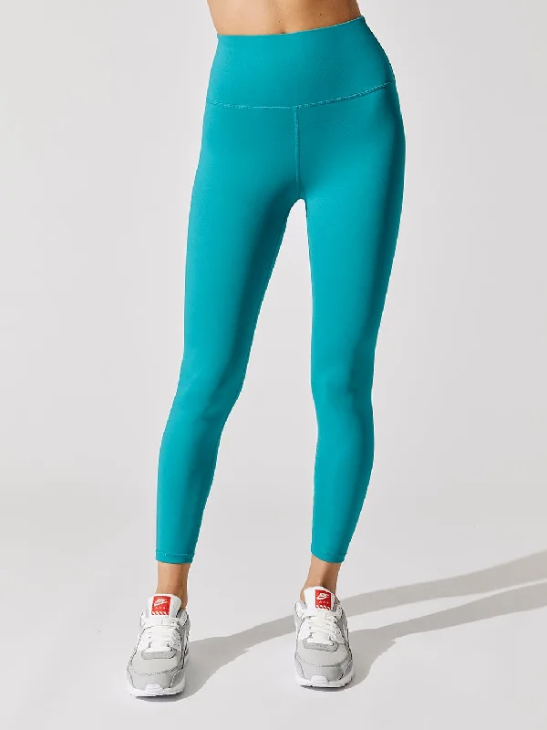 High Rise 7/8 Legging In Cloud Compression - Dark Teal