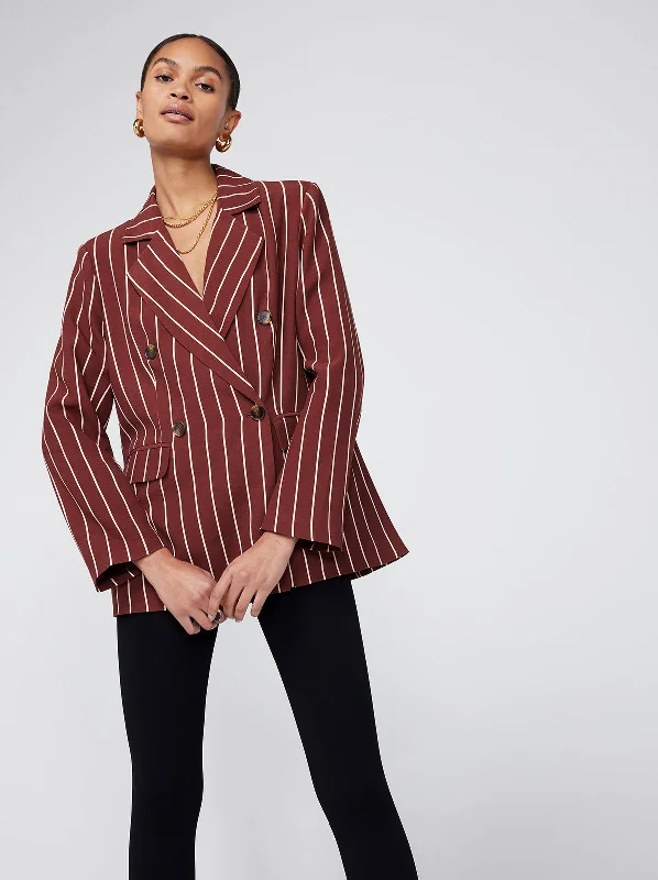 josephine-mocha-stripe-double-breasted-blazer