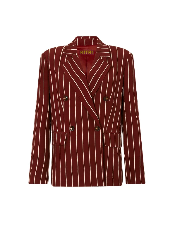 josephine-mocha-stripe-double-breasted-blazer