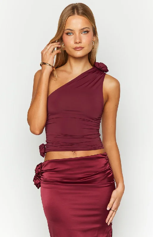 lioness-rendezvous-burgundy-one-shoulder-top