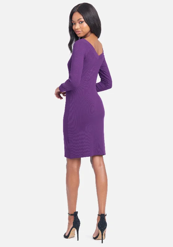 logo-long-sleeve-dress-imperial-purple