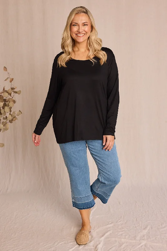 long-sleeve-swing-tee-in-black