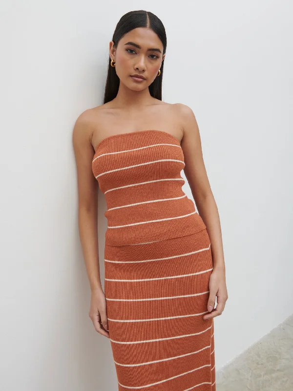 louisa-stripe-bandeau-knit-top-terracotta-and-cream