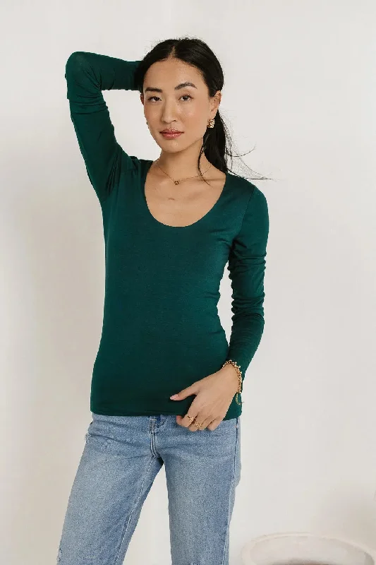 Luffy Top in Hunter Green - FINAL SALE