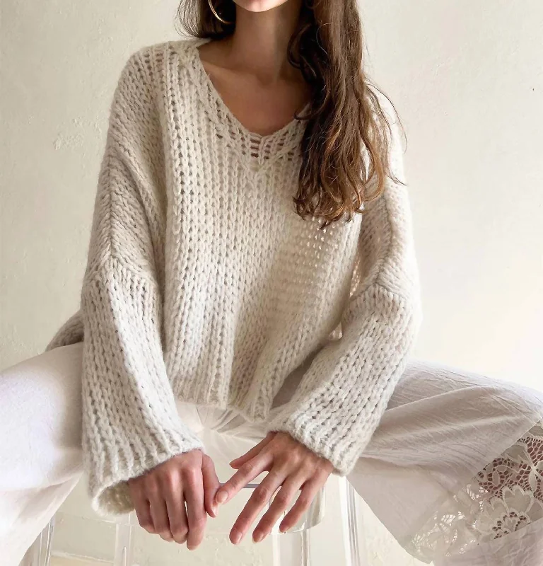 Lula Sweater In Off White