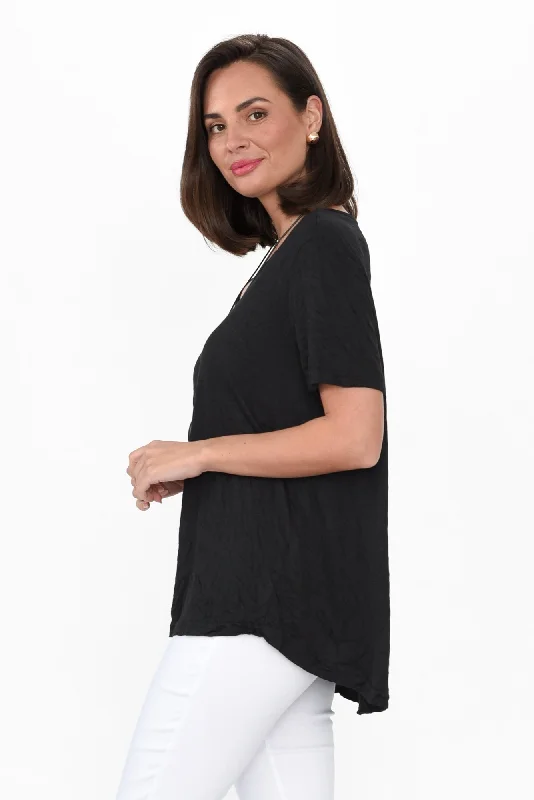 marley-black-cotton-short-sleeve-top