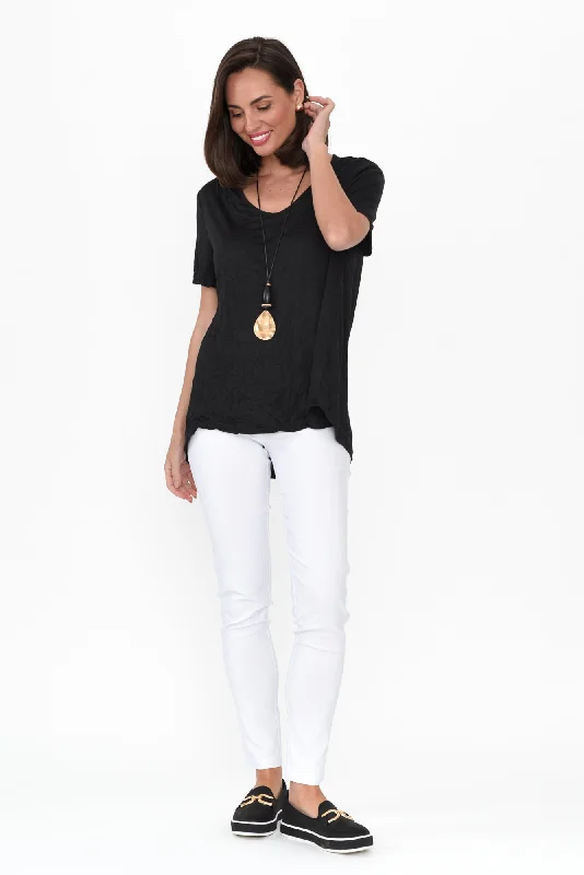 marley-black-cotton-short-sleeve-top