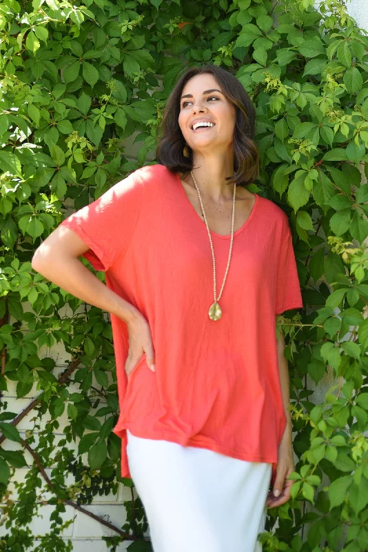 marley-coral-crinkle-cotton-short-sleeve-top