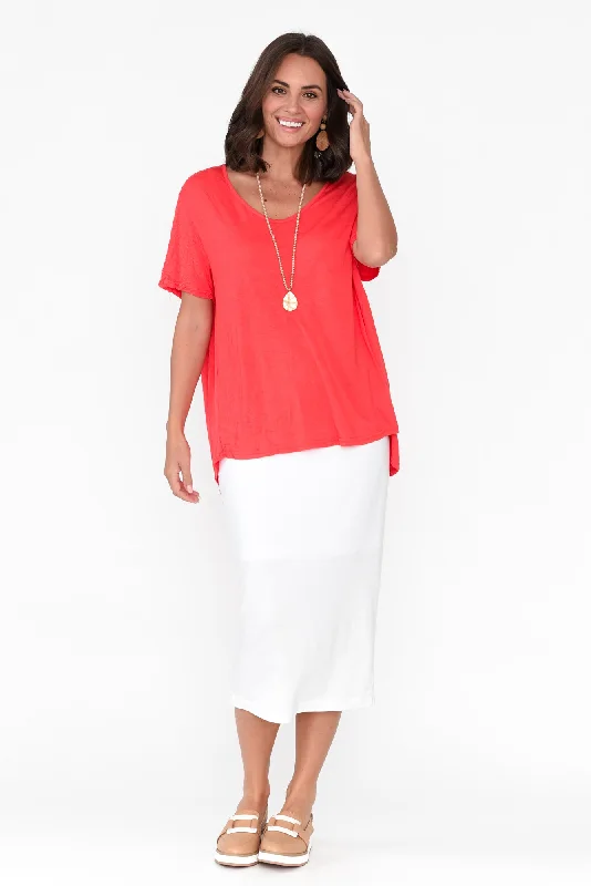 marley-coral-crinkle-cotton-short-sleeve-top