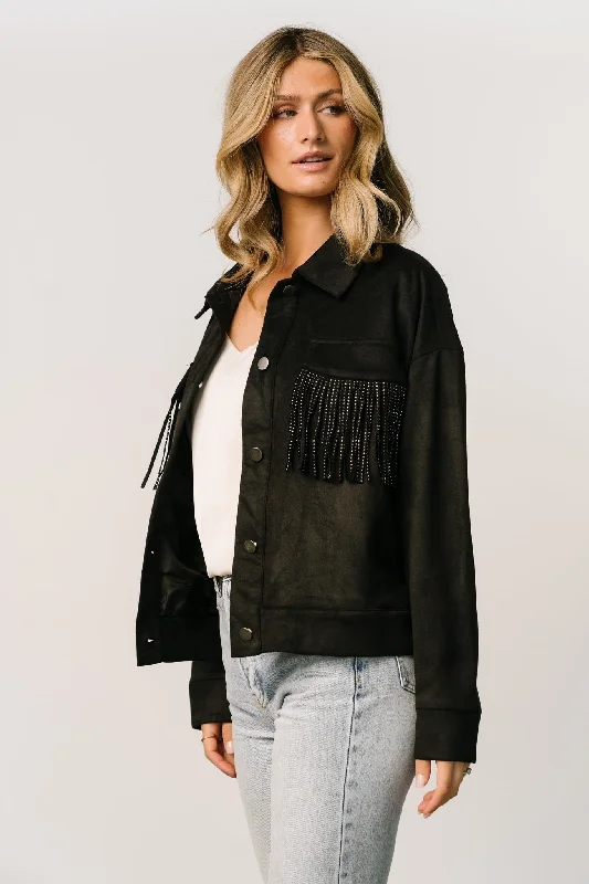 mills-fringe-jacket-black