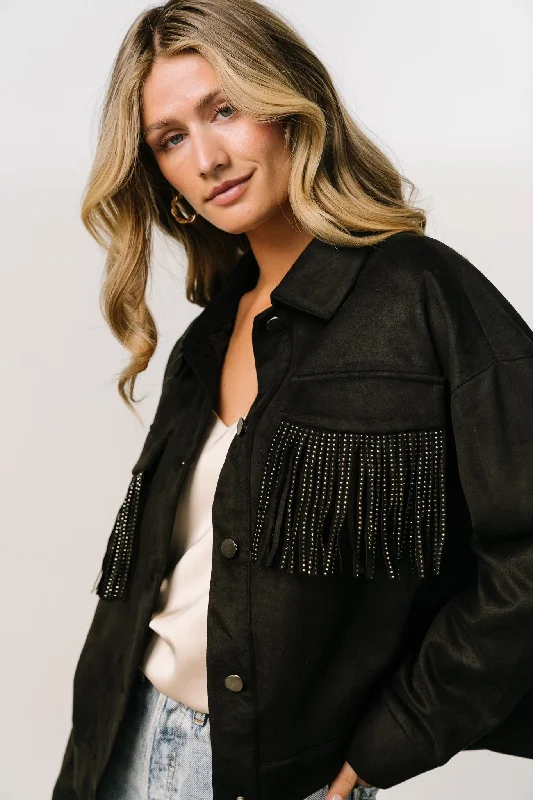 mills-fringe-jacket-black