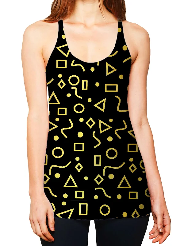 Mod Gold Shapes Women's Tank