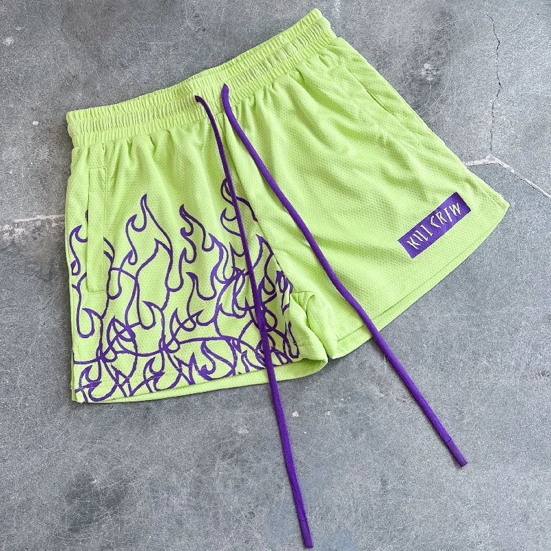 muay-thai-flame-shorts-mid-thigh-cut-green-purple