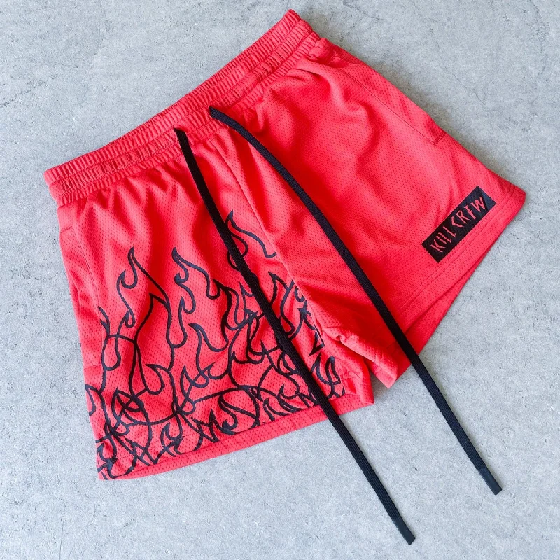 muay-thai-flame-shorts-mid-thigh-cut-red-black