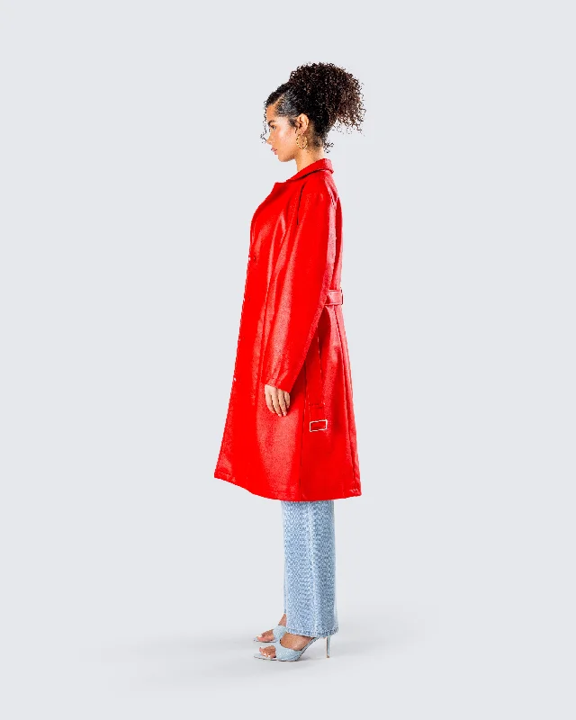 nadja-red-vegan-leather-coat