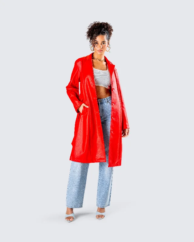 nadja-red-vegan-leather-coat