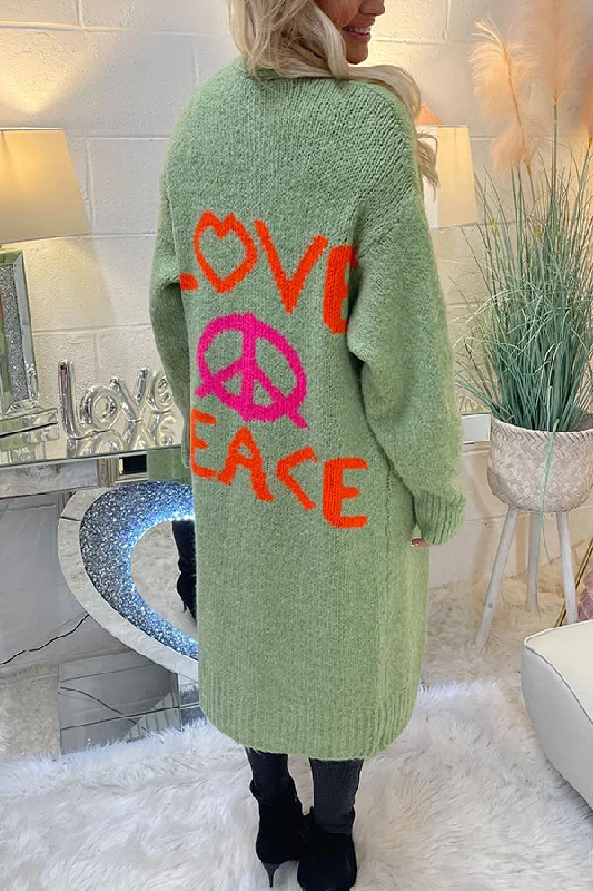 neon-love-peace-chunky-knit-pocket-straight-midi-cardigan