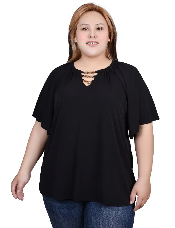 ny-collection-raglan-sleeve-top-with-chain-details-plus