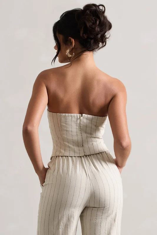 on-time-beige-pinstripe-tailored-bandeau-top-cl132231103