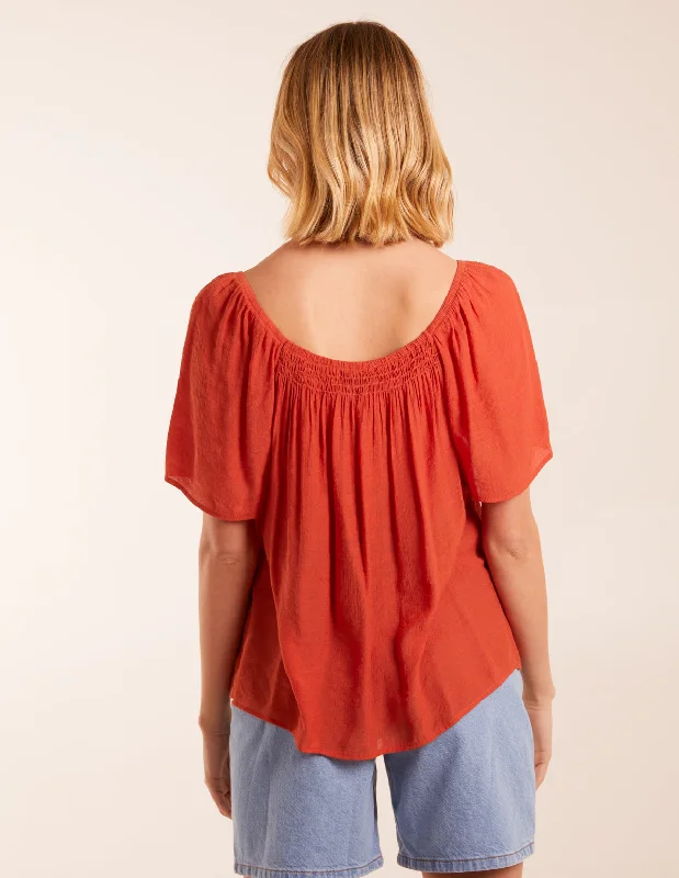 orange-milkmaid-shirred-swing-top