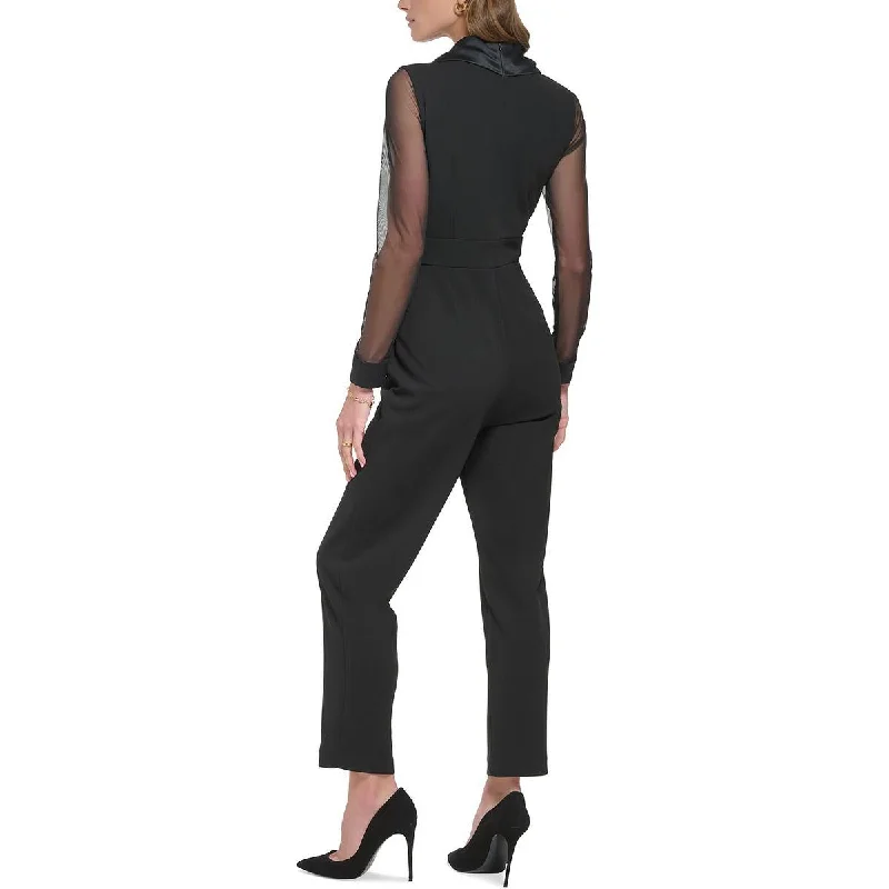 petites-womens-illusion-straight-leg-jumpsuit