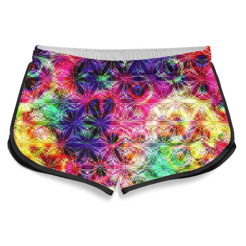 Psychedelic Flow Women's Retro Shorts