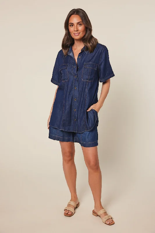 sam-tencel-shirt-short-sleeve-in-dark-wash