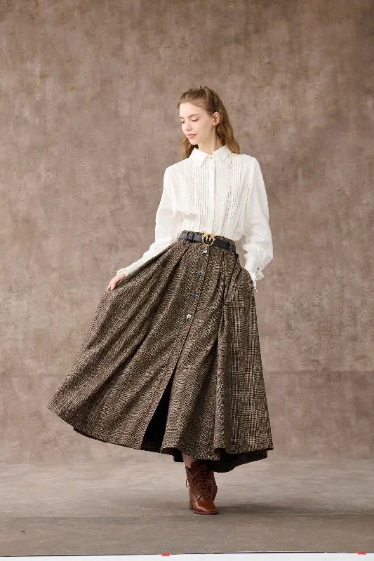 santal-3-retro-plaid-midi-wool-skirt-1