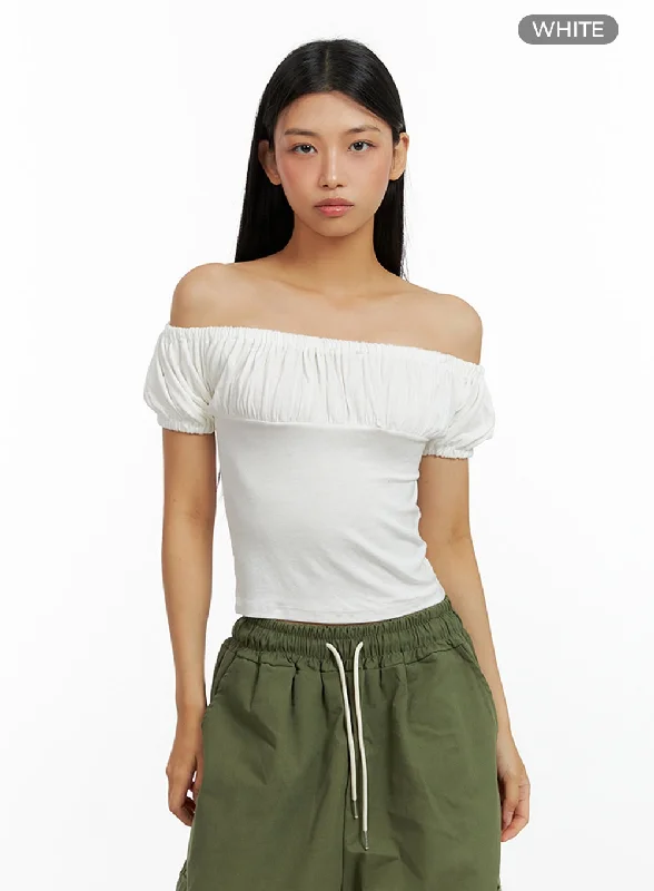 shirred-off-shoulder-puff-sleeve-top-il419