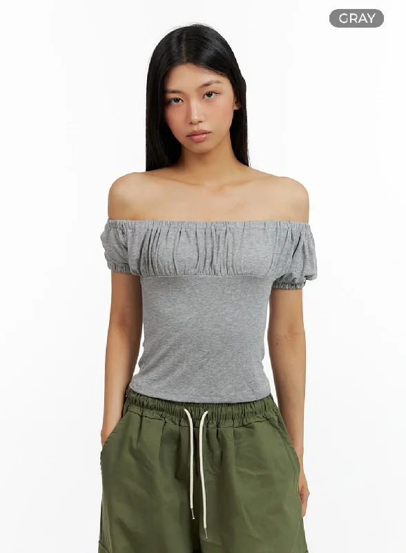 shirred-off-shoulder-puff-sleeve-top-il419