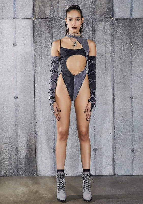 snare-two-tone-asymmetric-bodysuit-and-gloves-set