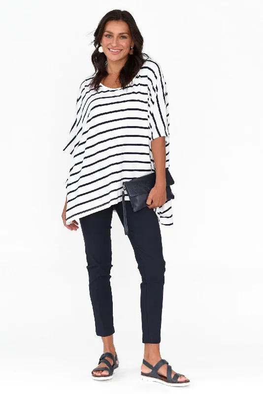 sorronda-white-stripe-bamboo-batwing-top